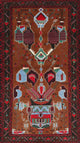 Ahgly Company Indoor Rectangle Traditional Area Rugs, 7' x 10'