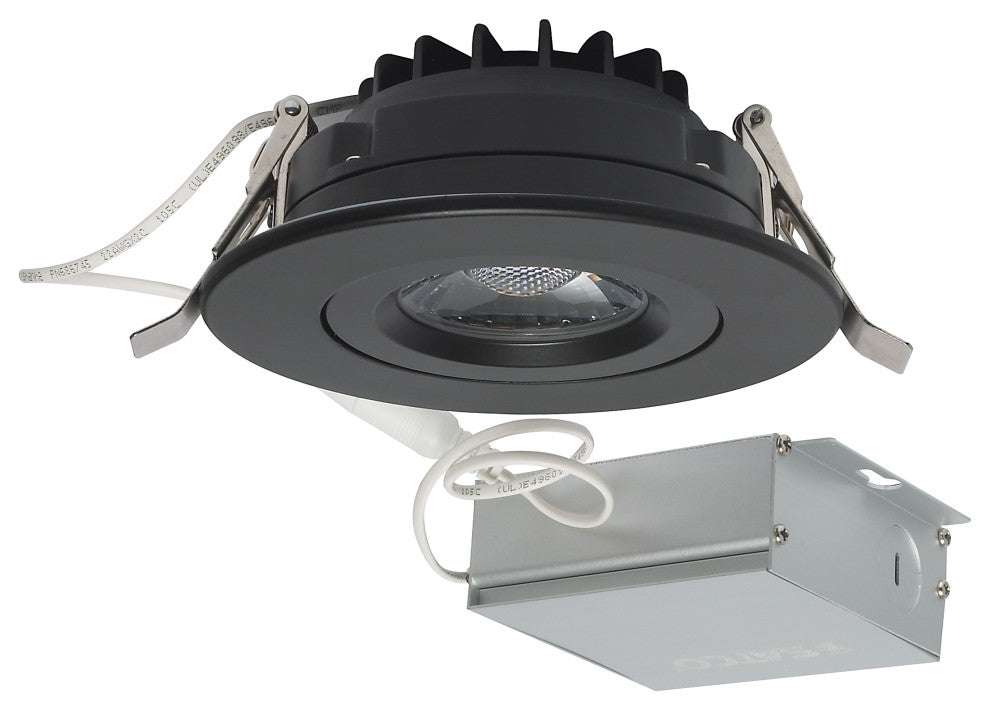 12 Watt LED Downlight - Gimbaled - 4 in. - 120 Volt - Round - Remote Driver