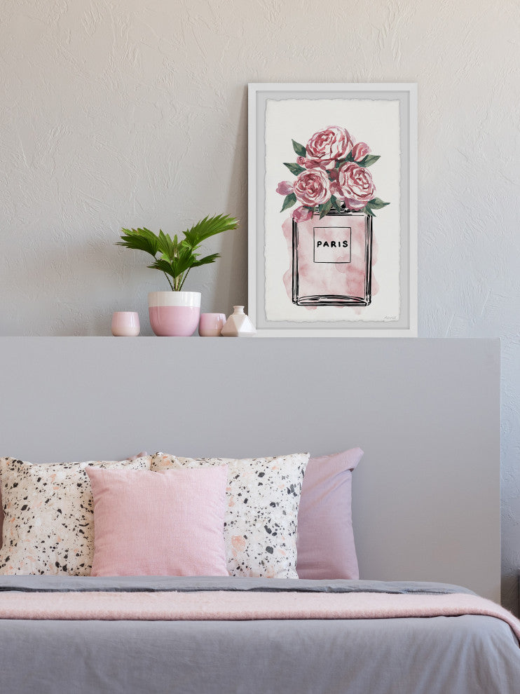 "Floral Perfume" Framed Painting Print, 8x12