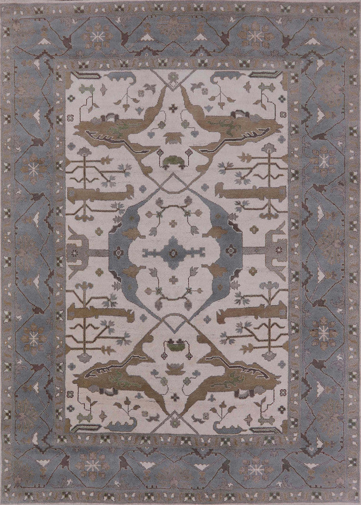 Ahgly Company Indoor Rectangle Mid-Century Modern Area Rugs, 7' x 10'