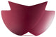 Ambiance Fema Wall Sconce, Cerise, E26