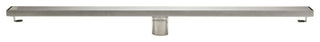 ALFI brand ABLD36B-PSS 36" Modern Stainless Linear Shower Drain w/ Solid Cover