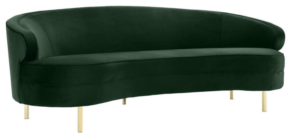 Baila Forest Green Velvet Sofa