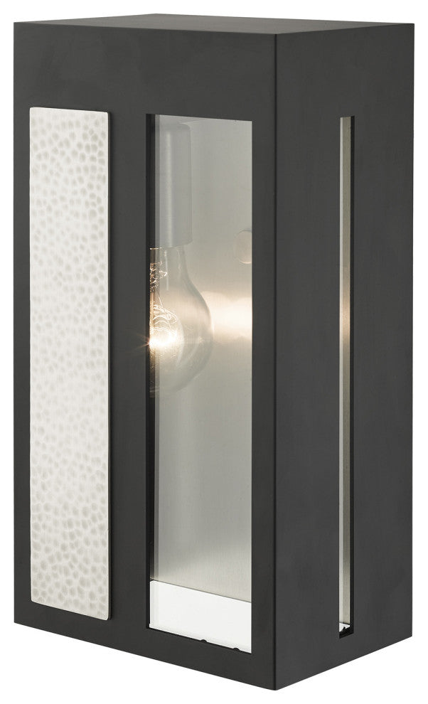Black Contemporary, Nautical, Sophisticated Outdoor Wall Lantern