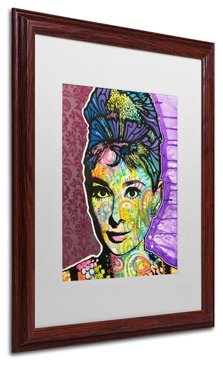 Dean Russo 'Audrey 2' Art, Wood Frame, White Mat, 16x20