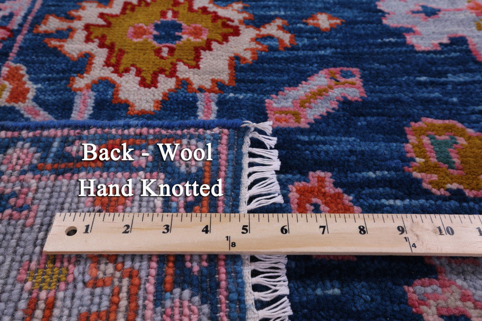 4' 1" X 6' 0" Turkish Oushak Hand Knotted Wool Rug - Q15891