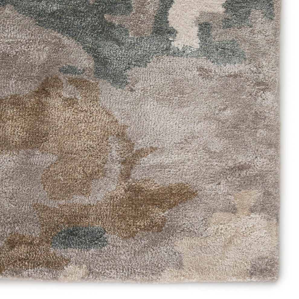 Jaipur Living Glacier Handmade Abstract Light Gray/ Taupe Area Rug 10'X14'