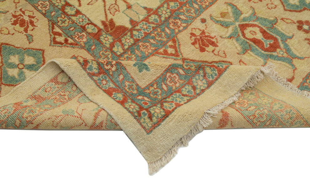 Rug N Carpet - Handmade Oriental 11' 5" x 17' 4" Large Oushak Area Rug