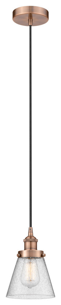 Innovations 616-1PH-AC-G64 1-Light Mini Pendant, Antique Copper