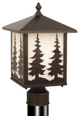 Vaxcel Lighting OP33485 Yosemite 1 Light Outdoor Post Light - Burnished Bronze
