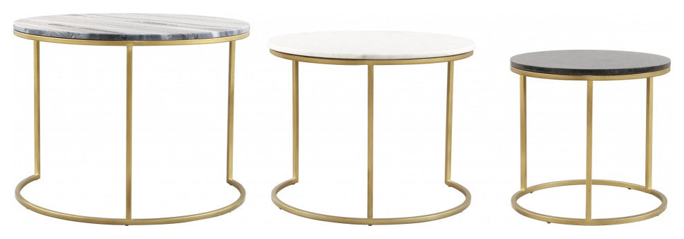 Franco Nesting Coffee Tables Multicolor