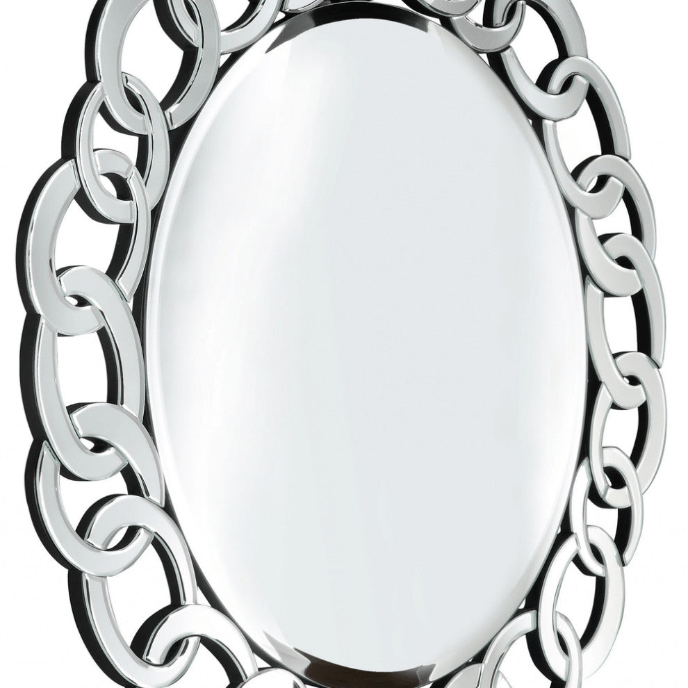 Clear Round Accent Glass Mirror