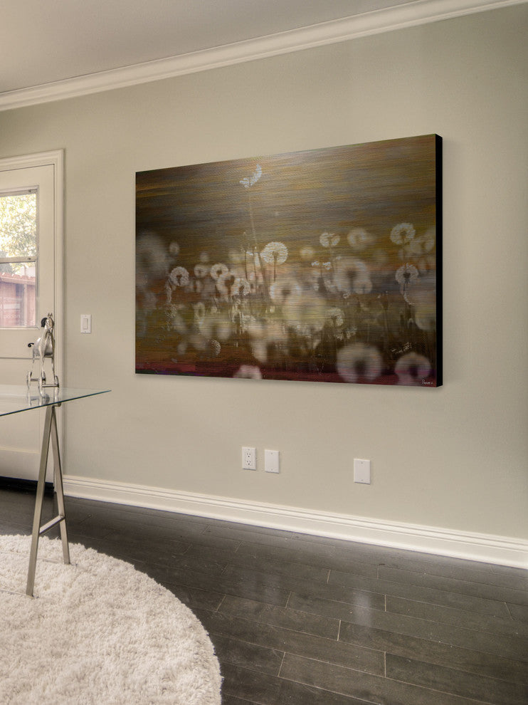 "Field" UV Ink Print on Brushed Aluminum, 60"x40"