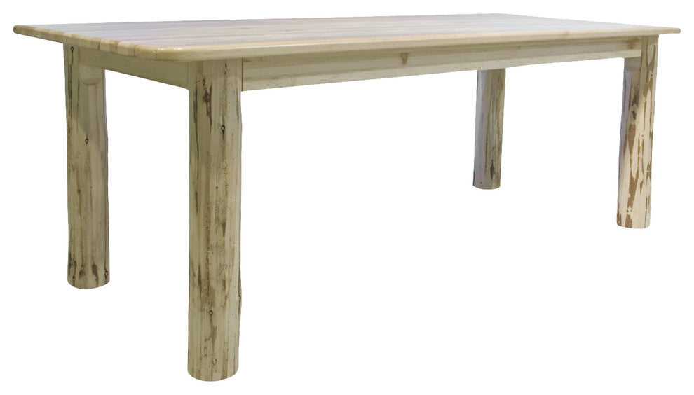 Montana Collection 4-Post Dining Table, Ready to Finish