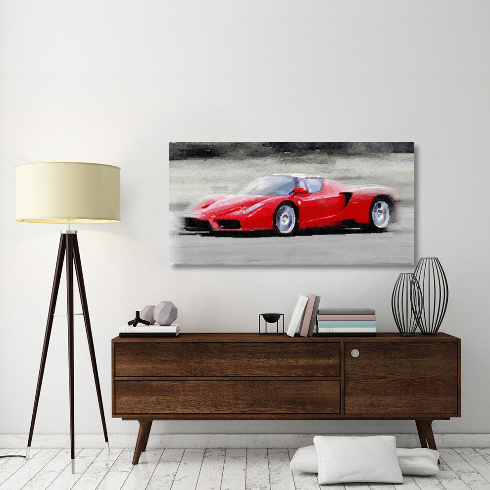 "2002 Ferrari Enzo Watercolor" Fine Art Print