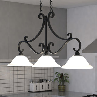Monrovia 3 Light Linear Chandelier Oil Rubbed Bronze
