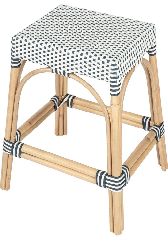 Mediterranean Bistro Rattan Counter Stool