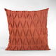 Plutus Red Tucked Solid Color Luxury Throw Pillow, 20"x36"
