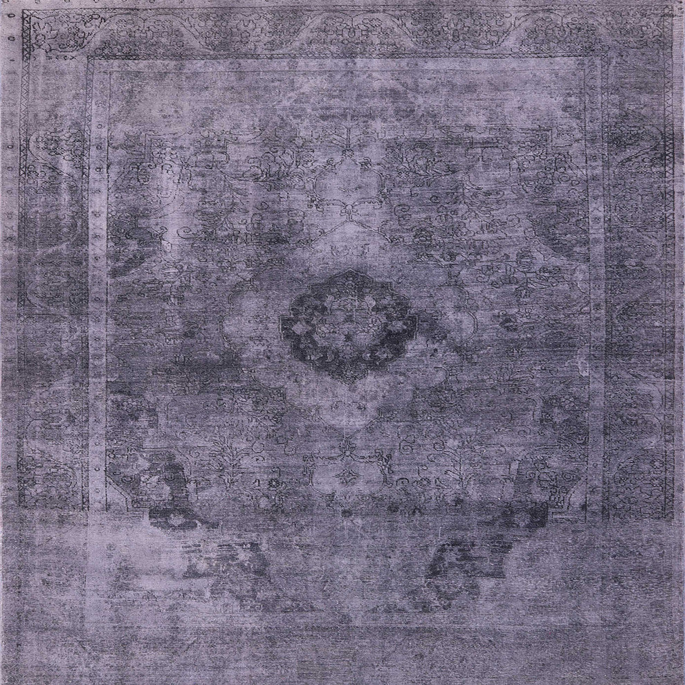 Ahgly Company Indoor Square Mid-Century Modern Area Rugs, 4' Square