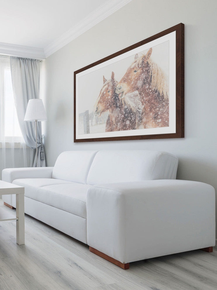 Marmont Hill, "Happy Horses" Framed Painting Print, 30x20