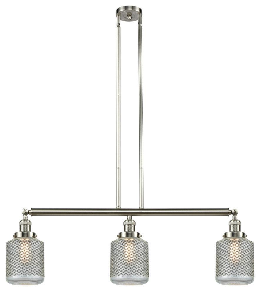 Innovations Lighting 213-Sn-S-G262-Led 3 Light Dimmable Led Island Light