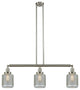 Innovations Lighting 213-Sn-S-G262-Led 3 Light Dimmable Led Island Light