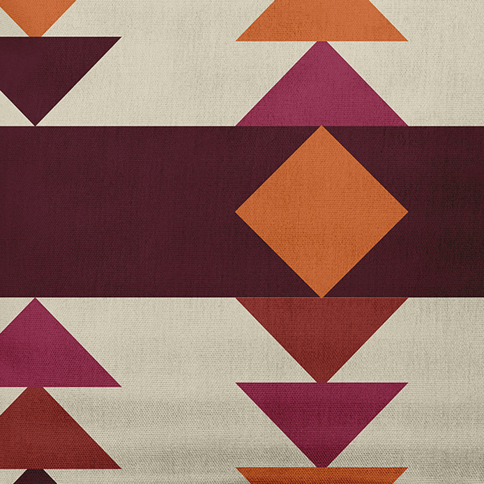 26" x 26" Sagebrush Decorative Throw Pillow, Pomegranate