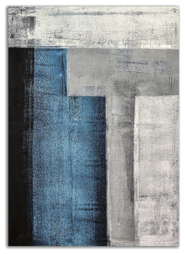 "T" by TypeLike, Print on Canvas, 18"x26"