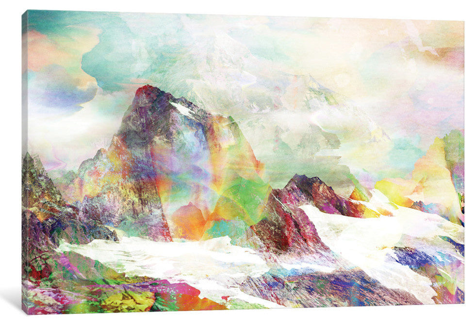 "Glitch Mountain" by Andreas Lie, 26x18x1.5