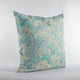 Spa Garden Cherry Blossoms Luxury Throw Pillow, Double sided 22"x22"