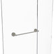 Que New 24" Shower Door Towel Bar, Satin Nickel