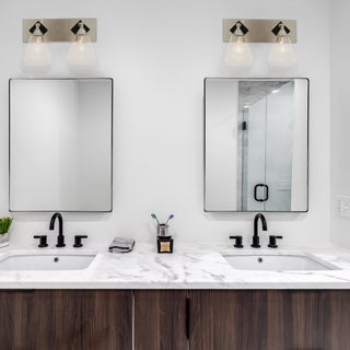 Varaluz 407A02 Kye 24" W x 30" H Rectangular Metal Framed - Gold