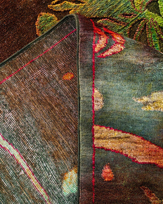 Vibrance, One-of-a-Kind Hand-Knotted Area Rug Multi, 9'10"x13'10"