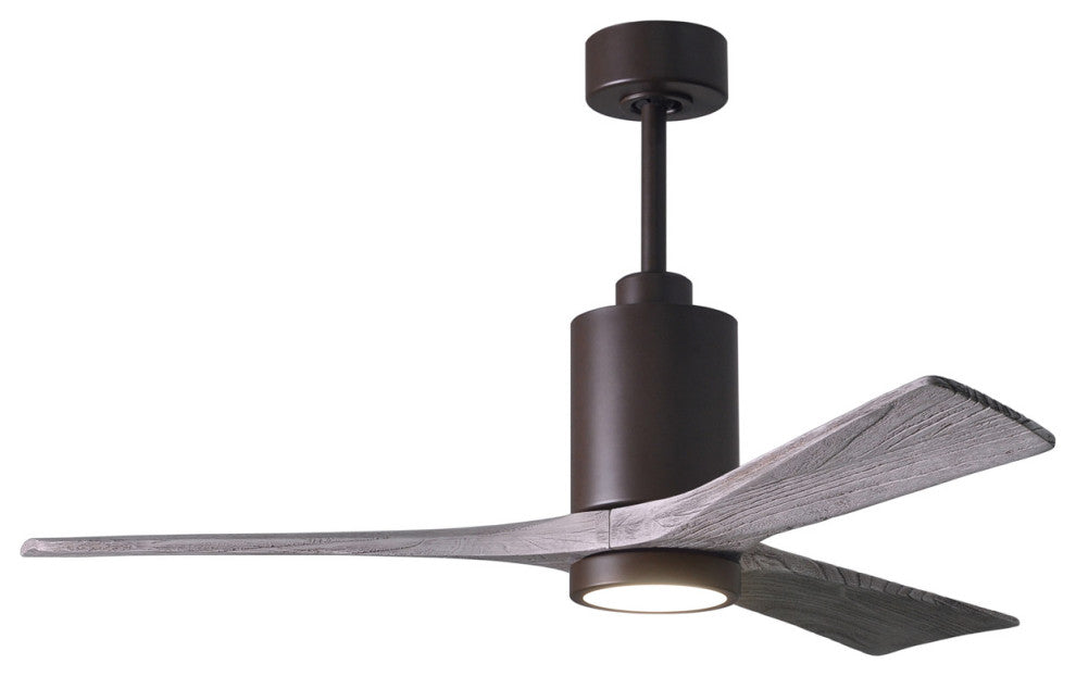 Matthews Fan, Patricia-3 Ceiling Fan, Textured Bronze, 52", Barn Wood
