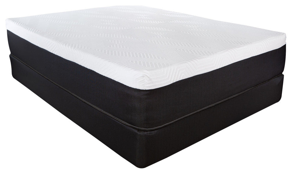 13" Hybrid Lux Memory Foam And Wrapped Coil Mattress Queen