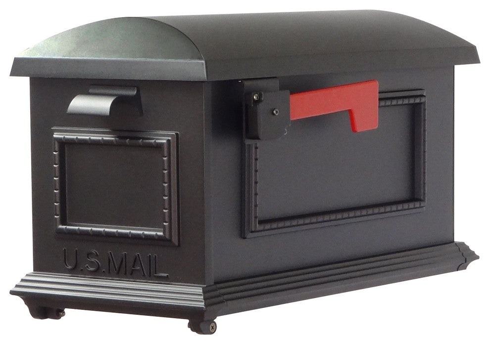 Traditional Curbside Mailbox With Sorrento Front Single Mailbox Mounting Bracket