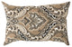 Surya Storm ZZ-401 22"x22" Pillow Cover, Black/Brown/Khaki/Tan/Cream