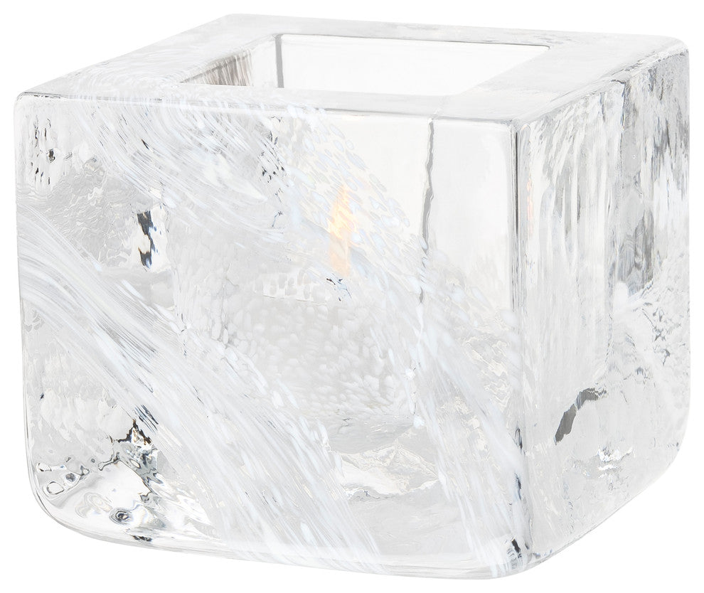 Kosta Boda Lighting Brick Votive, White
