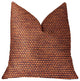 Roseate Orange Luxury Throw Pillow, 16"x16"