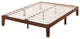 Naturalista Classic King Solid Wood Platform Bed, Espresso