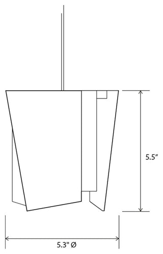 Levis LED Mini Pendant, Beech