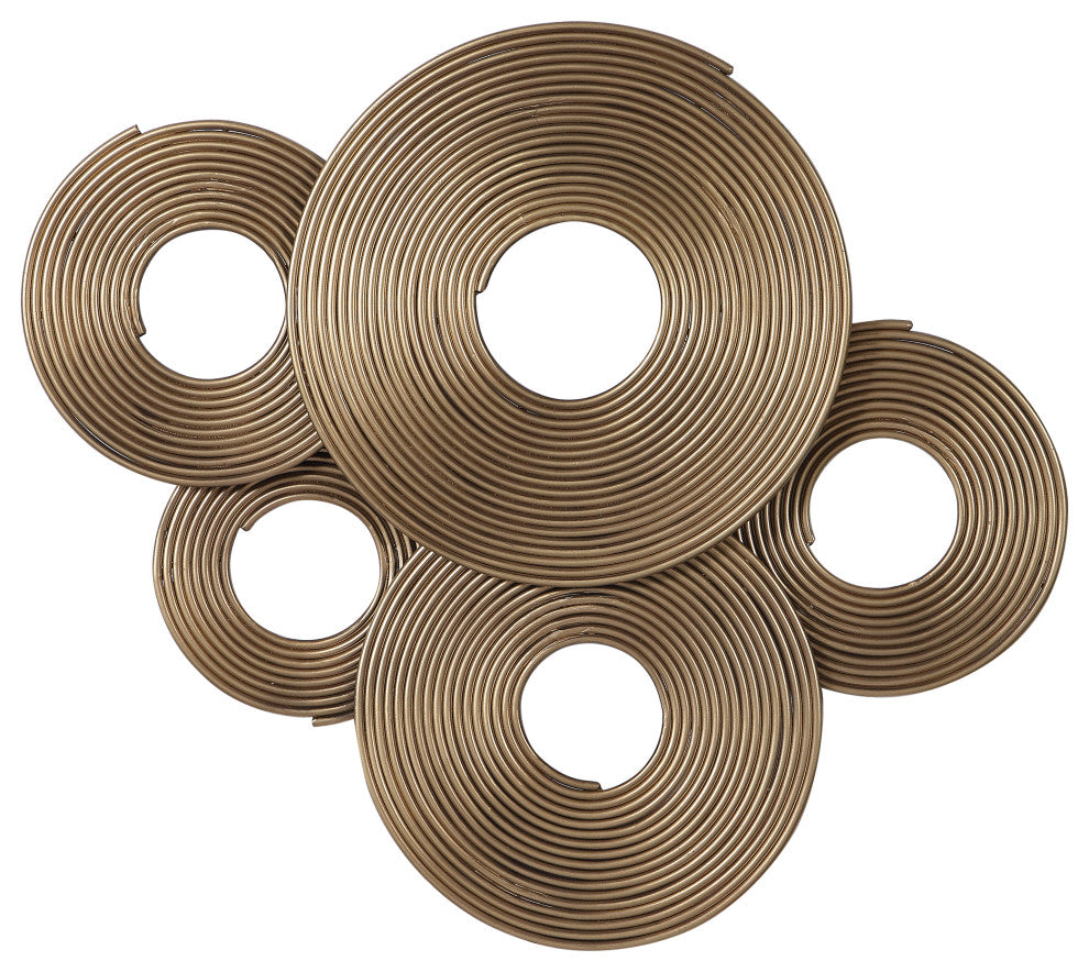 Uttermost Ahmet Gold Rings Wall Decor