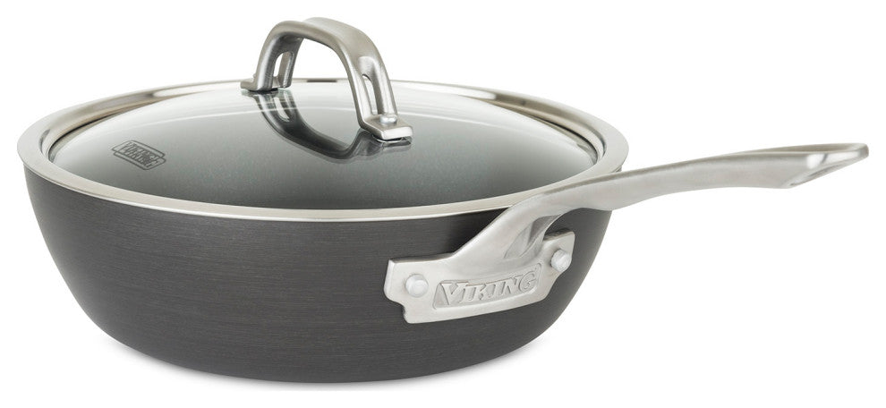 Viking Hard Anodized Nonstick 3 Qt Saucier Pan - Thumbnail 2