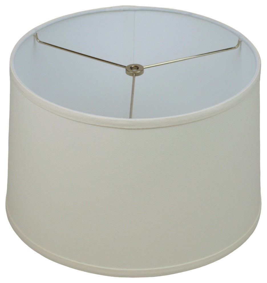 Fenchel Shades 13"x14"x9" Spider Attachment Empire Lamp Shade, Linen Cream