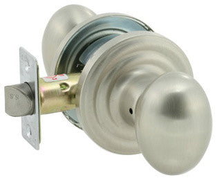 Traditional Collection Ansley Series GR2 Storeroom Door Lever Set, Satin Nickel