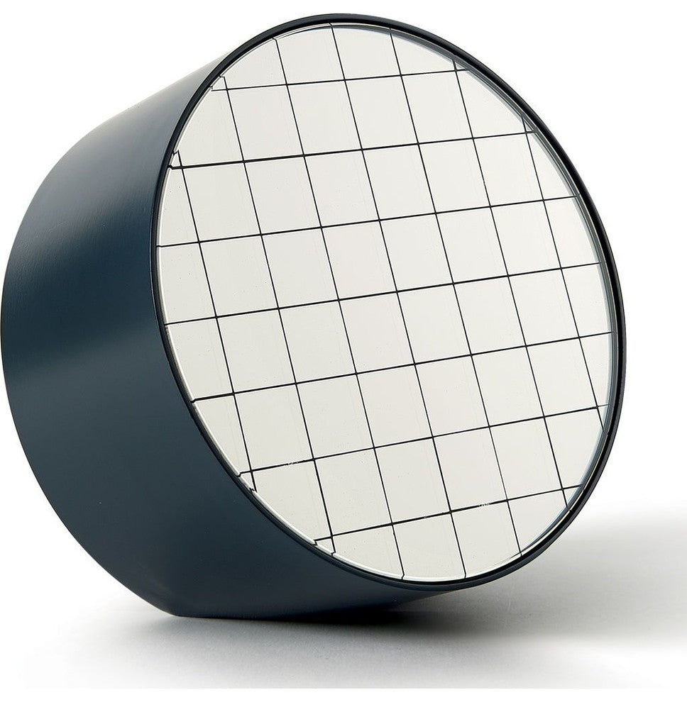 Atipico Centimetri 20 Wall Mirror, Gray Blue/Black