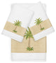 Colton 3-Piece Embellished Towel Set, White