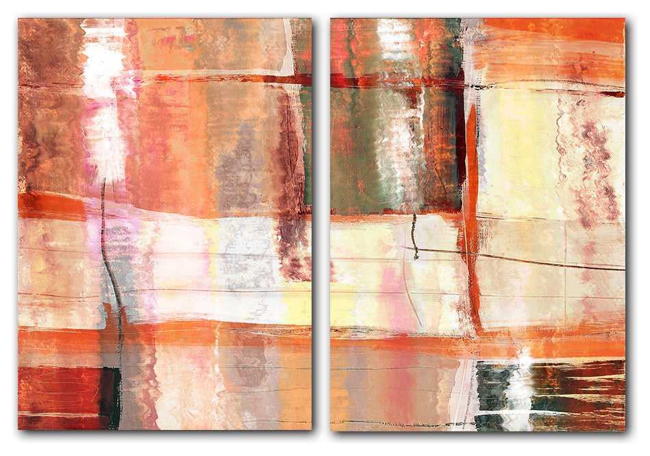 Oversized Abstract 2-Piece Canvas Wall Art