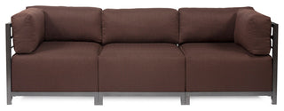 Sterling Axis 3-Piece Sectional, Chocolate