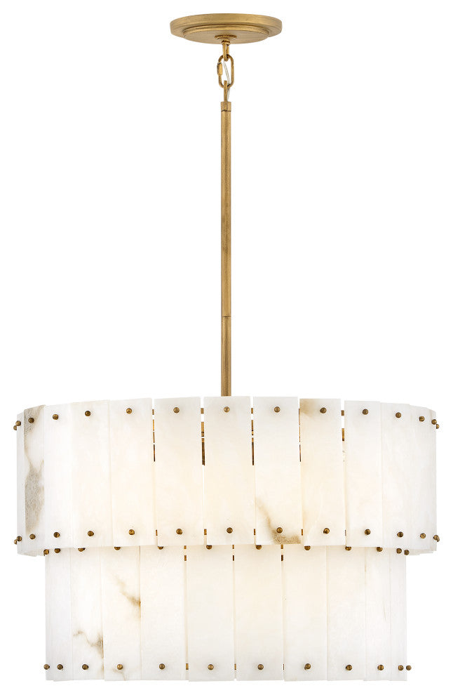 Fredrick Ramond Simone Medium Convertible Chandelier, Burnished Gold